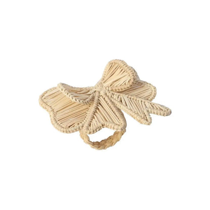 Bow tie Iraca Palm Napkin Ring - Best of Colombia