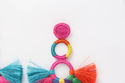 Colorfull Snowman Earrings - Best of Colombia