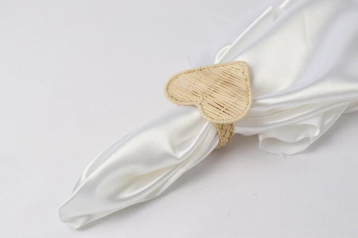 Heart Iraca Napkin Ring - Best of Colombia