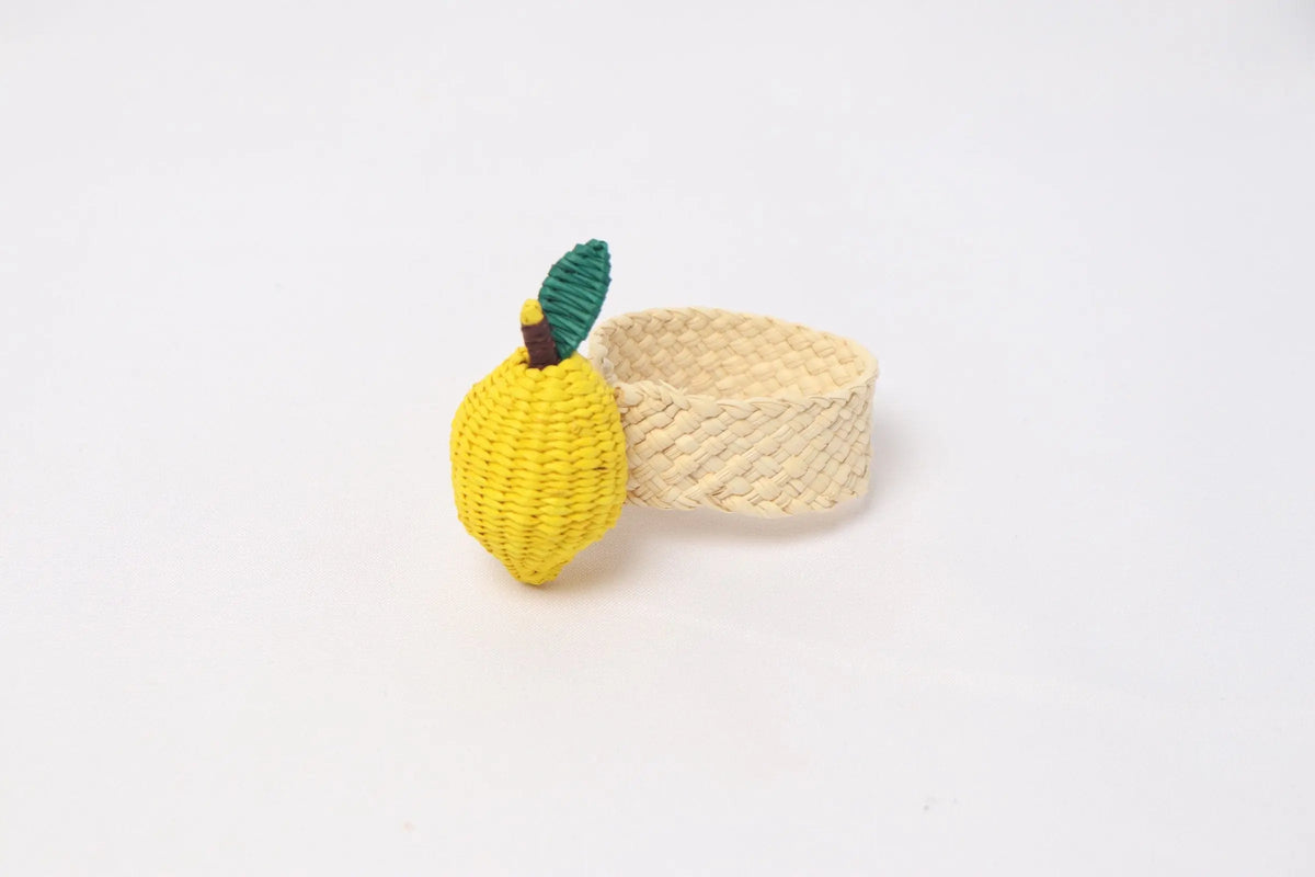 Iraca Fruits Napkin Rings [Set of 6] - Best of Colombia