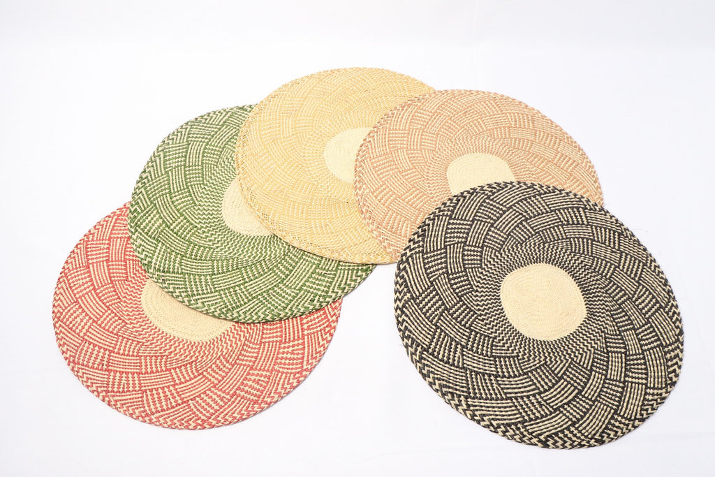 Colorfull iraca Woven placemats - Best of Colombia