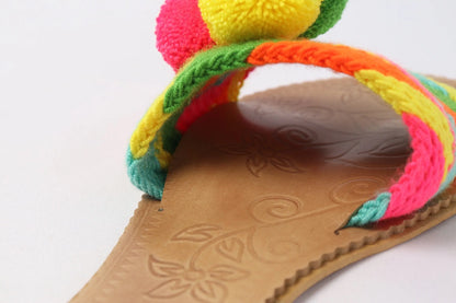 Colorfull Pompom Sandal - Best of Colombia