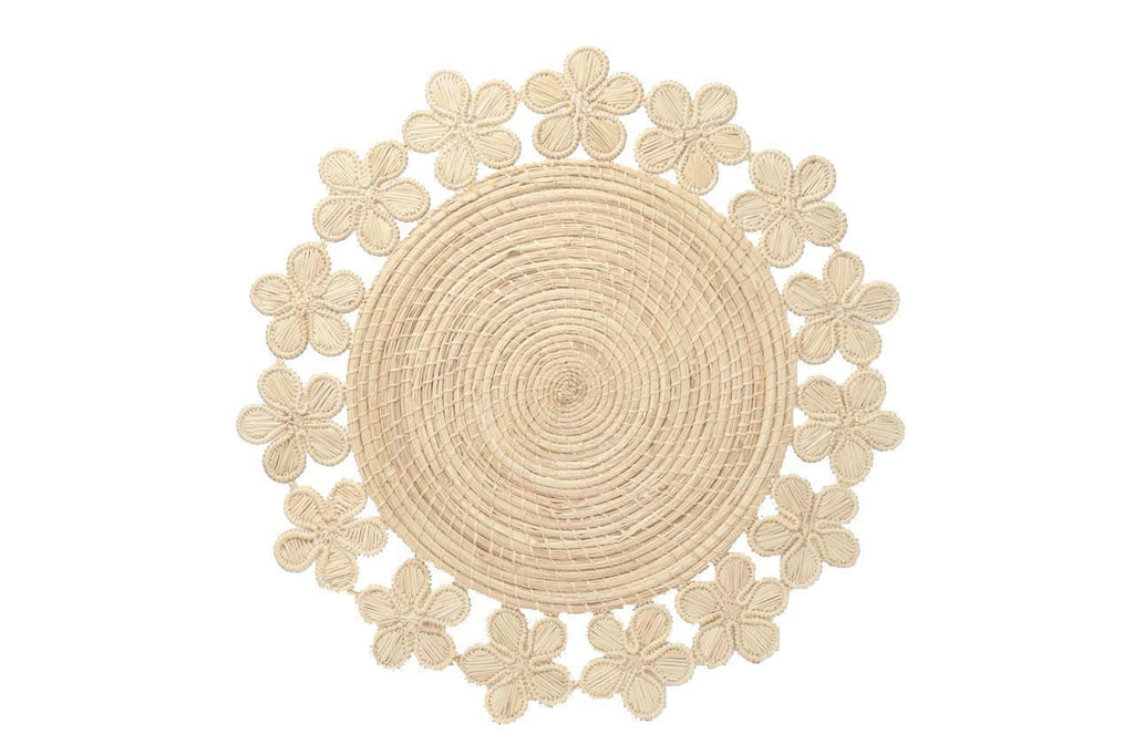 Floral iraca Placemat - Natural Color - Best of Colombia