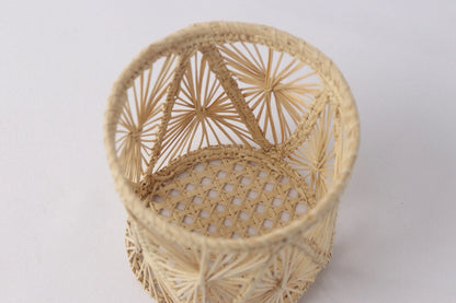 Pyramids iraca Candle Vase - Best of Colombia