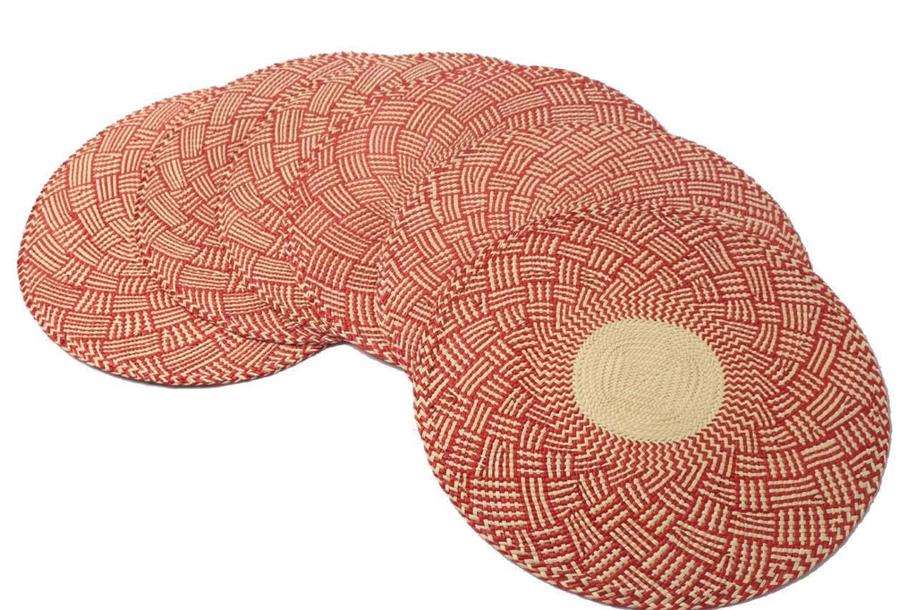 Red Woven placemat - Best of Colombia