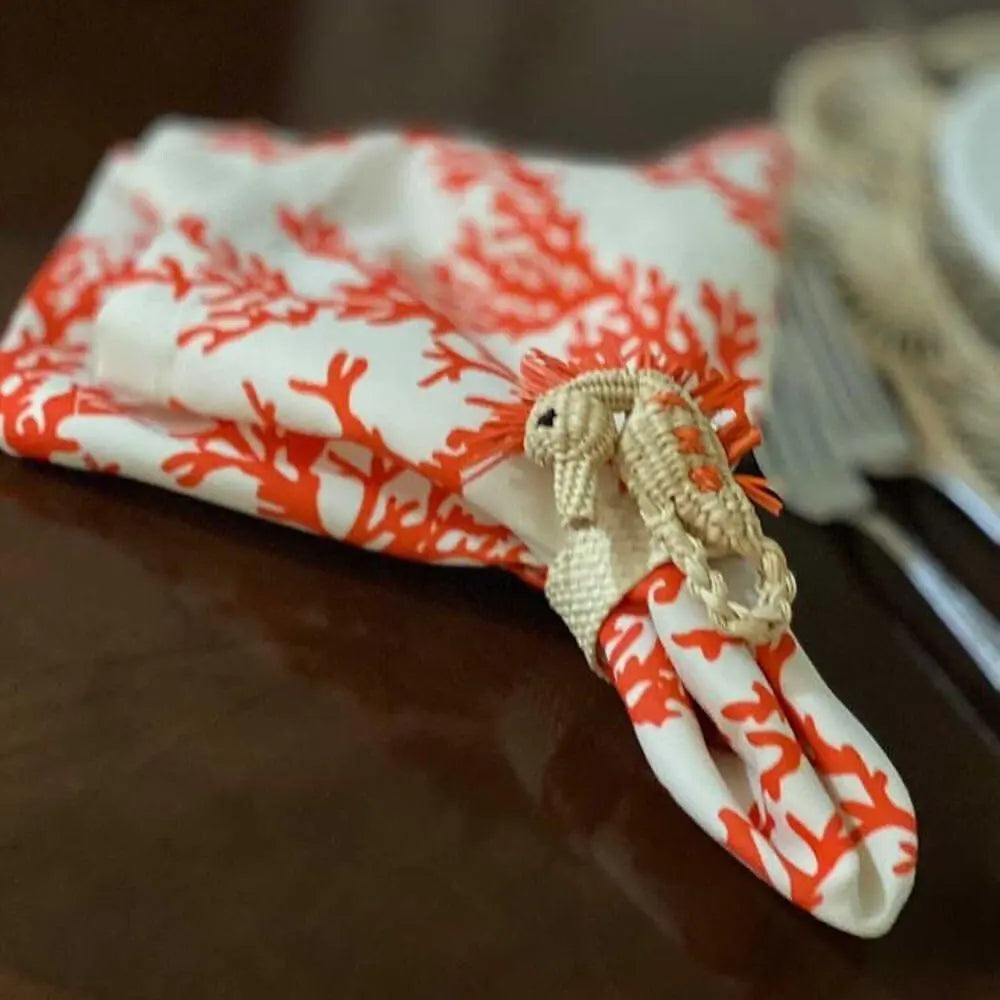 Seahorse Iraca Napkin Ring - Best of Colombia