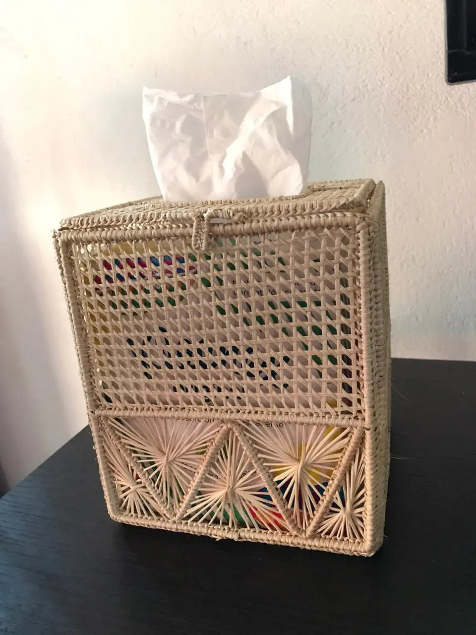 Pyramids iraca Tissue Box - Best of Colombia