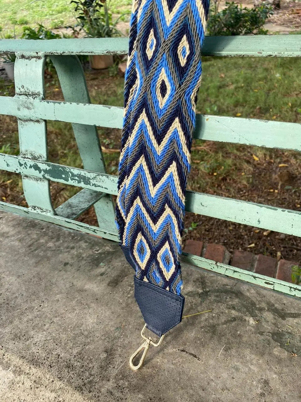 Navy Blue Camera Strap - Best of Colombia