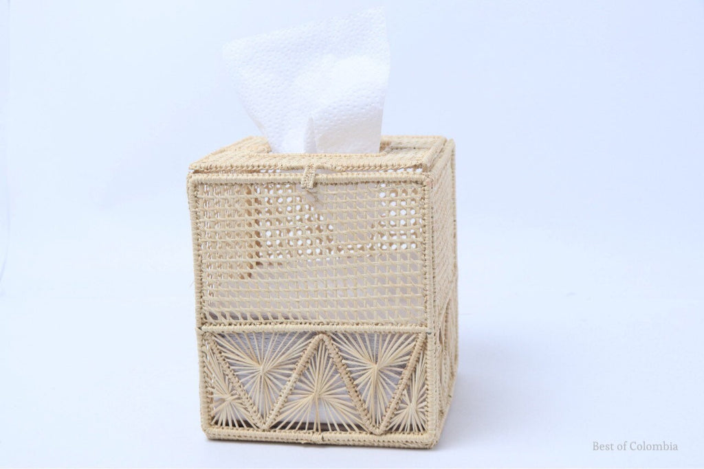 Pyramids iraca Tissue Box - Best of Colombia
