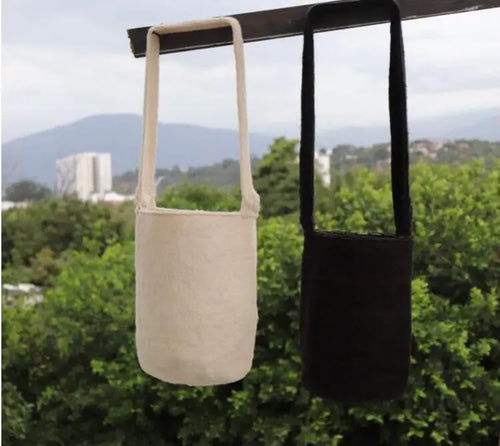 Beige wool Bag - Indigenous Authentic Kankuamo Hand woven - Best of Colombia