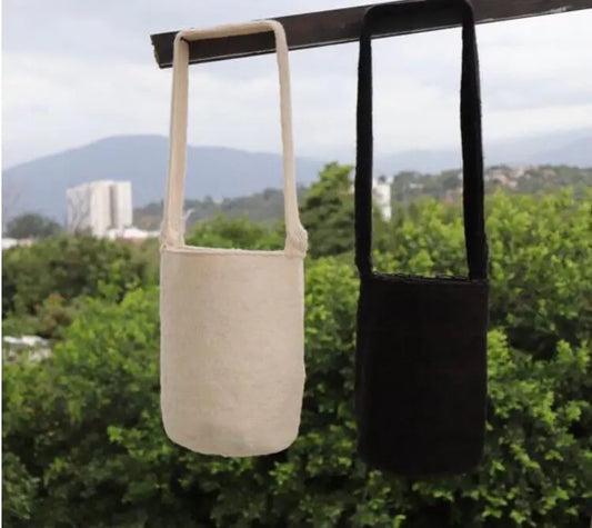Beige wool Bag - Indigenous Authentic Kankuamo Hand woven - Best of Colombia