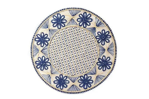 Flowers Iraca/Raffia Placemat - 6+ Colors 36cm - Best of Colombia