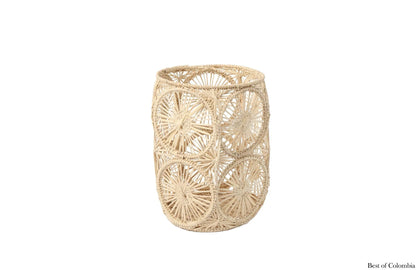Iraca Palm Candle Vasses - Medium & large - Best of Colombia
