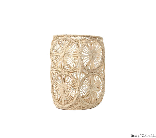 Iraca Palm Candle Vasses - Medium & large - Best of Colombia
