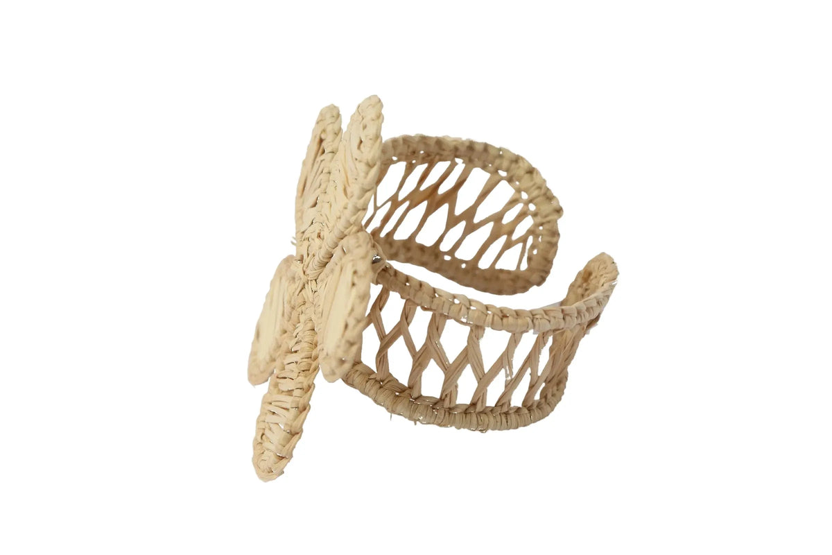 Daisy Iraca Napkin Ring - 100% handmade - Best of Colombia
