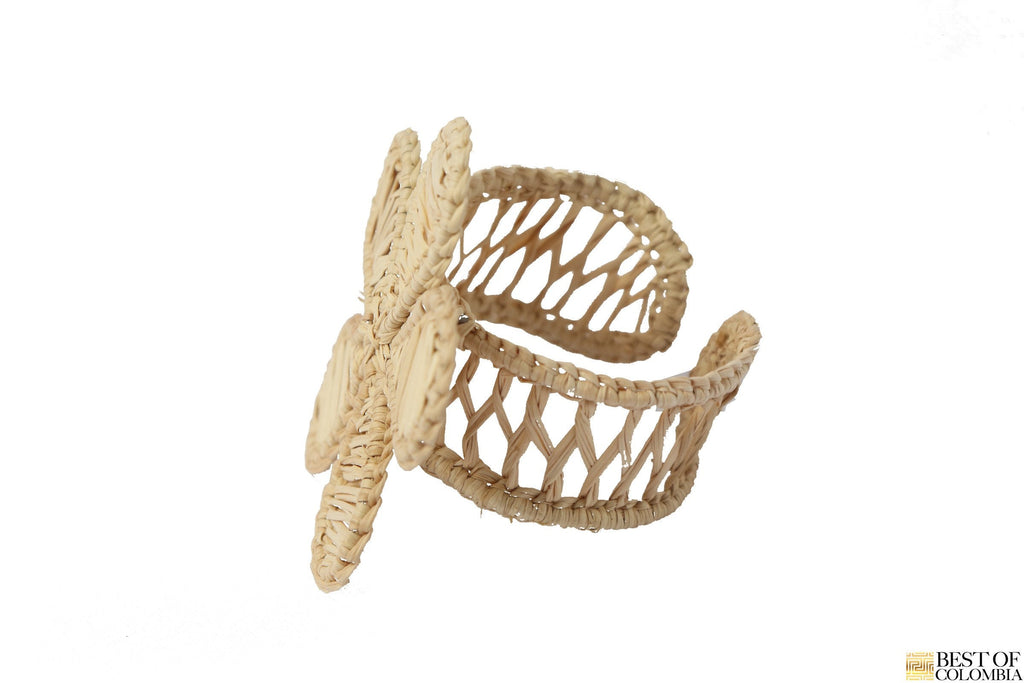 Daisy Iraca Napkin Ring - 100% handmade - Best of Colombia