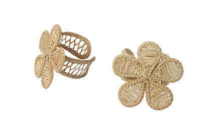 Daisy Iraca Napkin Ring - 100% handmade - Best of Colombia