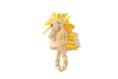 Seahorse Iraca Napkin Ring - Best of Colombia