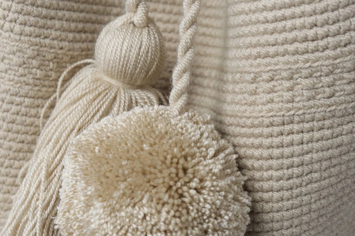 Beige Cream Large Mochila - Best of Colombia