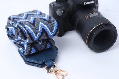 Royal Blue Camera Strap - Best of Colombia
