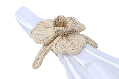 Wild Flower Iraca Napkin Ring. - Best of Colombia