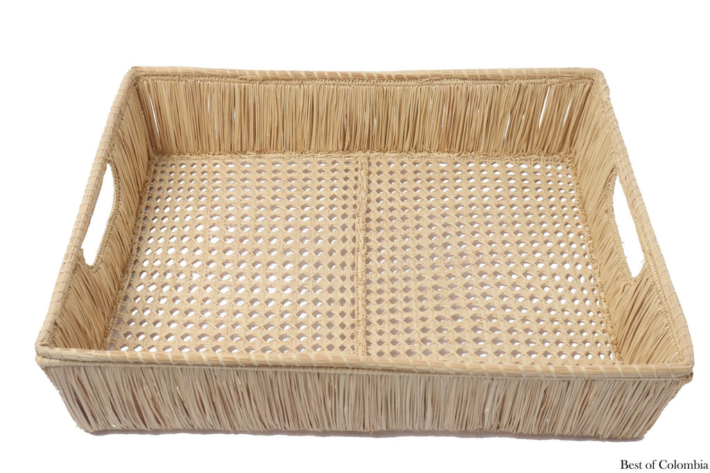 Square iraca Tray - Best of Colombia