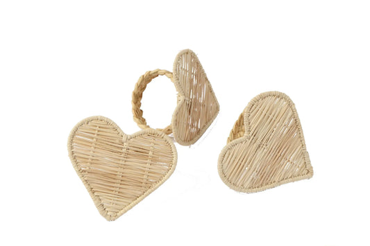 Heart Iraca Napkin Ring - Best of Colombia
