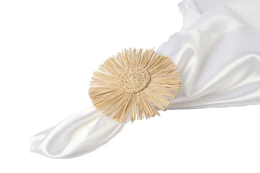 Sunflower Iraca Napkin Ring - Best of Colombia