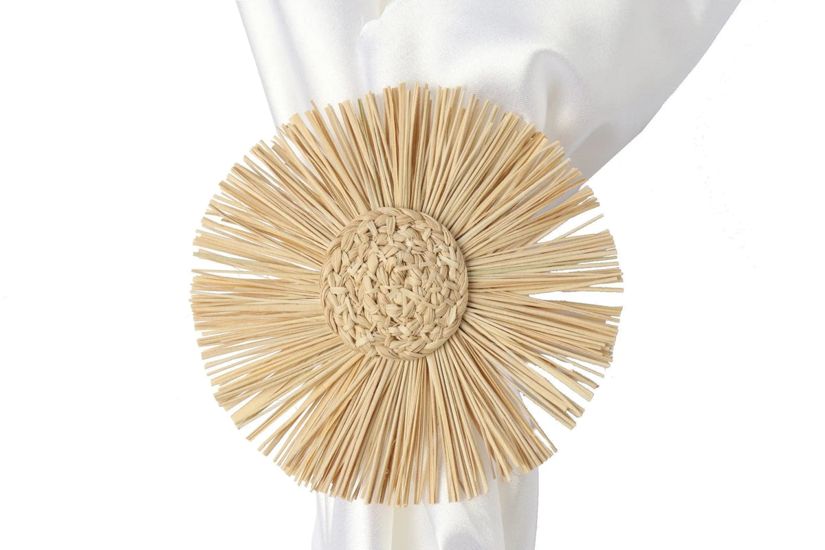 Sunflower Iraca Napkin Ring - Best of Colombia