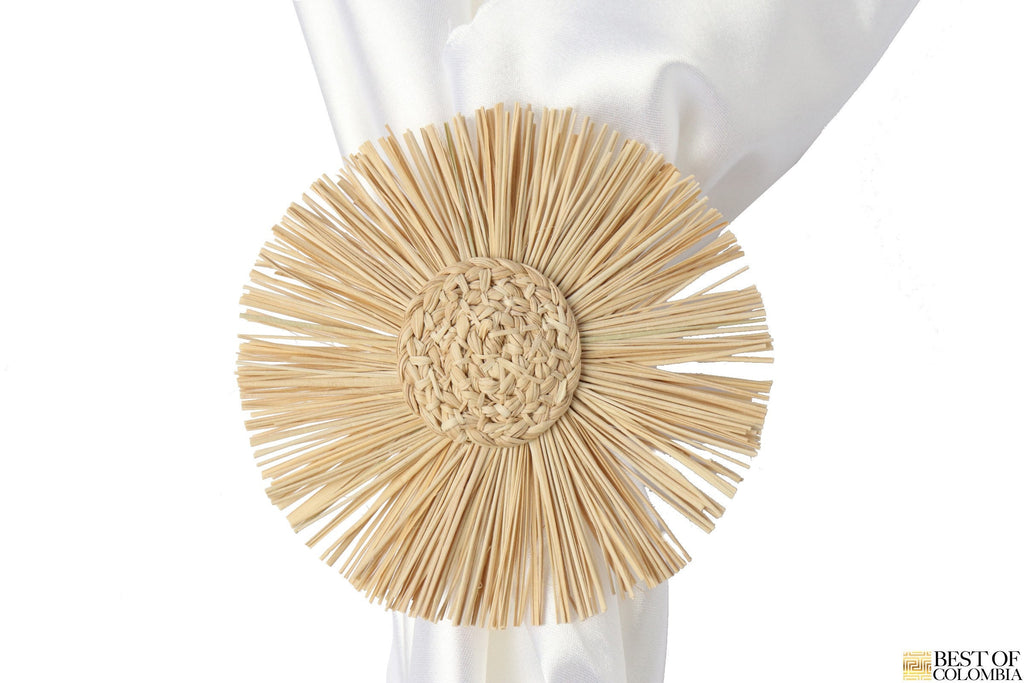 Sunflower Iraca Napkin Ring - Best of Colombia