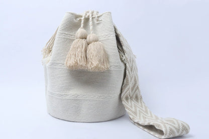 off white Large Wayuu Bag - Best of Colombia