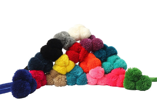 Pompom Straps for hats - 10+ Solid Colors - Best of Colombia