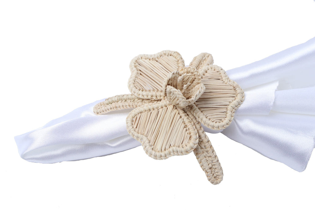 Wild Flower Iraca Napkin Ring. - Best of Colombia