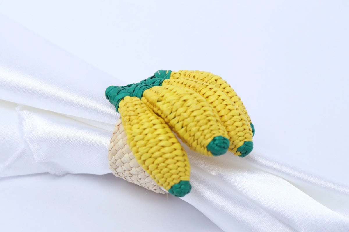 Tropical Fruits Napkin Rings [Set of 4] - Best of Colombia