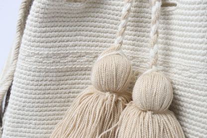 off white Large Wayuu Bag - Best of Colombia