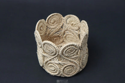 iraca Glass Bases - hearts - Best of Colombia