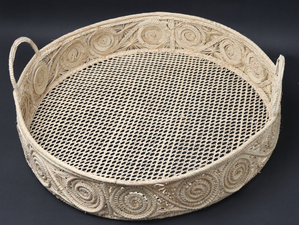 Caracoli iraca Round Tray - Best of Colombia