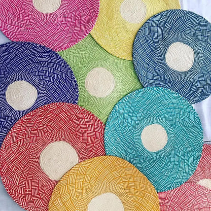 Colorfull iraca Woven placemats - Best of Colombia