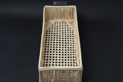 Hand woven Pyramids Iraca/Straw Tray - Best of Colombia