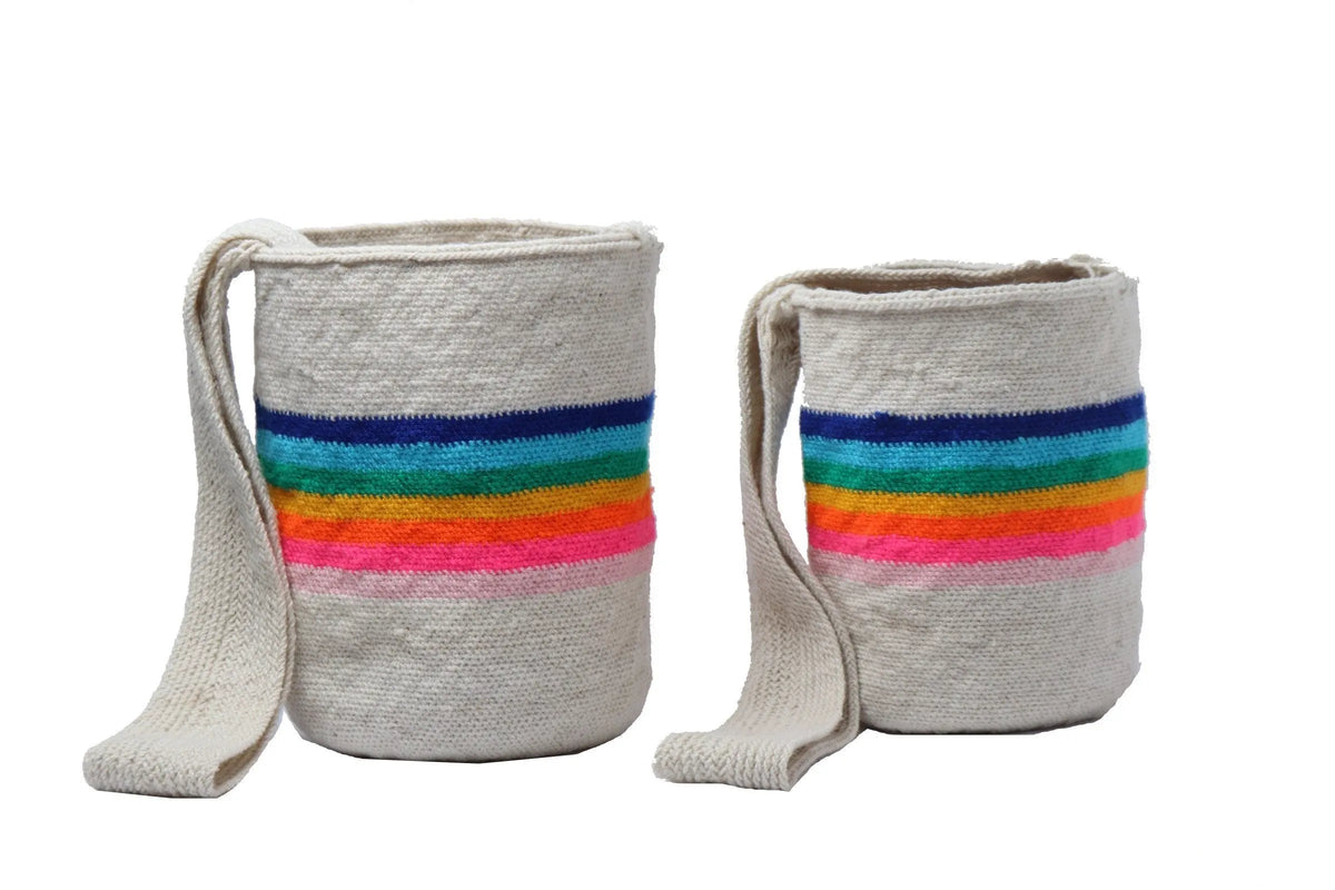 Rainbow Wool Handwoven Bag - Best of Colombia