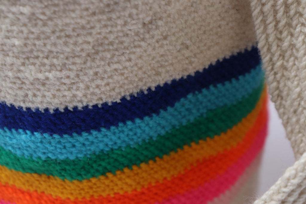 Rainbow Wool Handwoven Bag - Best of Colombia