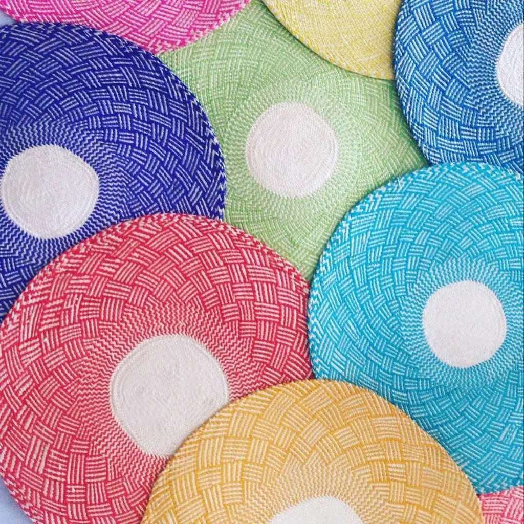 Colorfull iraca Woven placemats - Best of Colombia