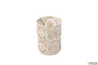 Scallops Candle Vase - iraca - Best of Colombia