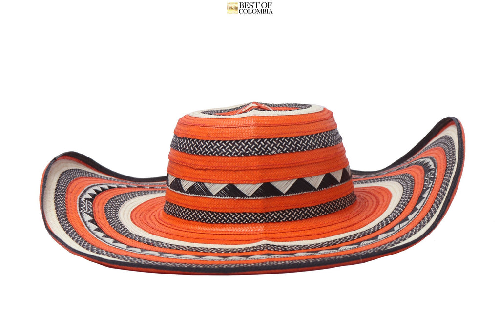 Orange Sombrero Vueltiao Hat - Best of Colombia
