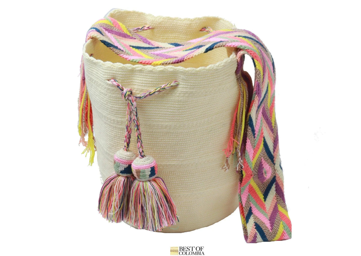 Light Yellow Wayuu Bag - Best of Colombia
