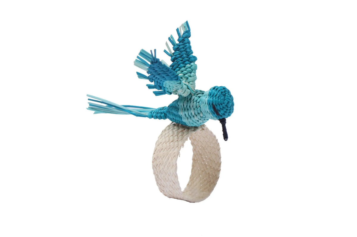 Humming bird Straw Napkin ring - Best of Colombia