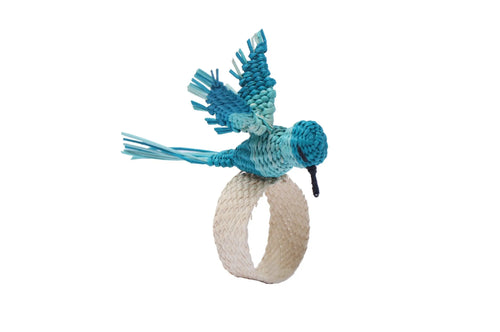 Humming bird Straw Napkin ring - Best of Colombia