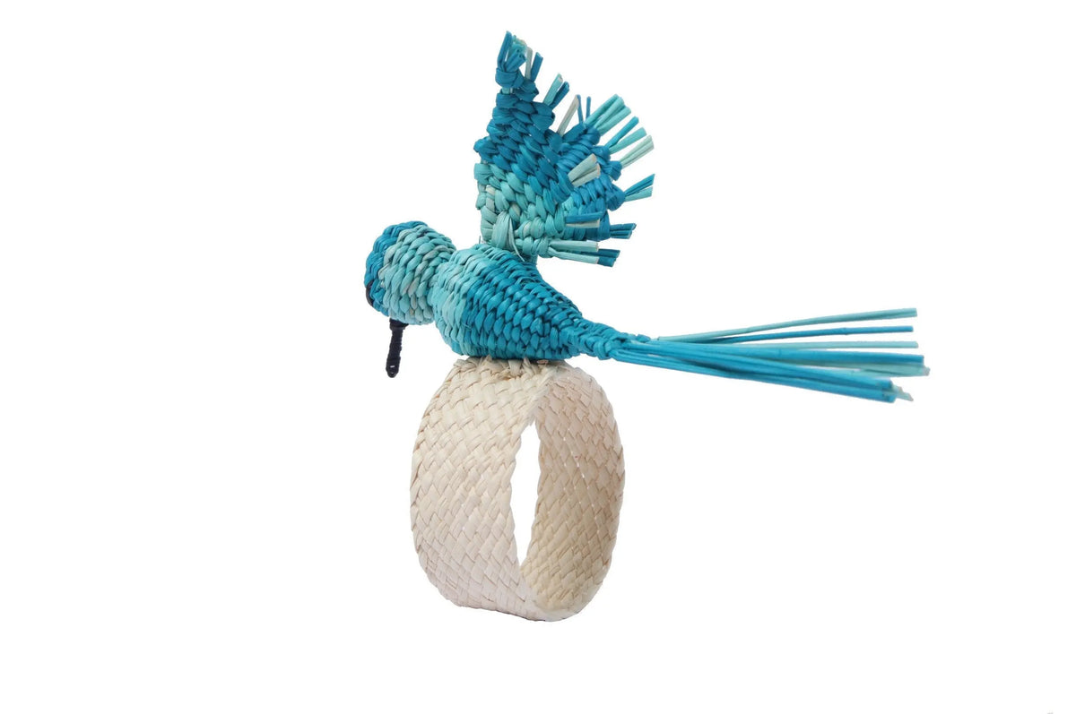 Humming bird Straw Napkin ring - Best of Colombia