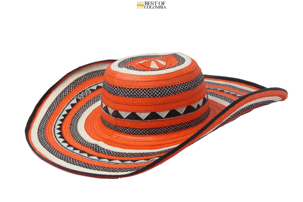 Orange Sombrero Vueltiao Hat - Best of Colombia