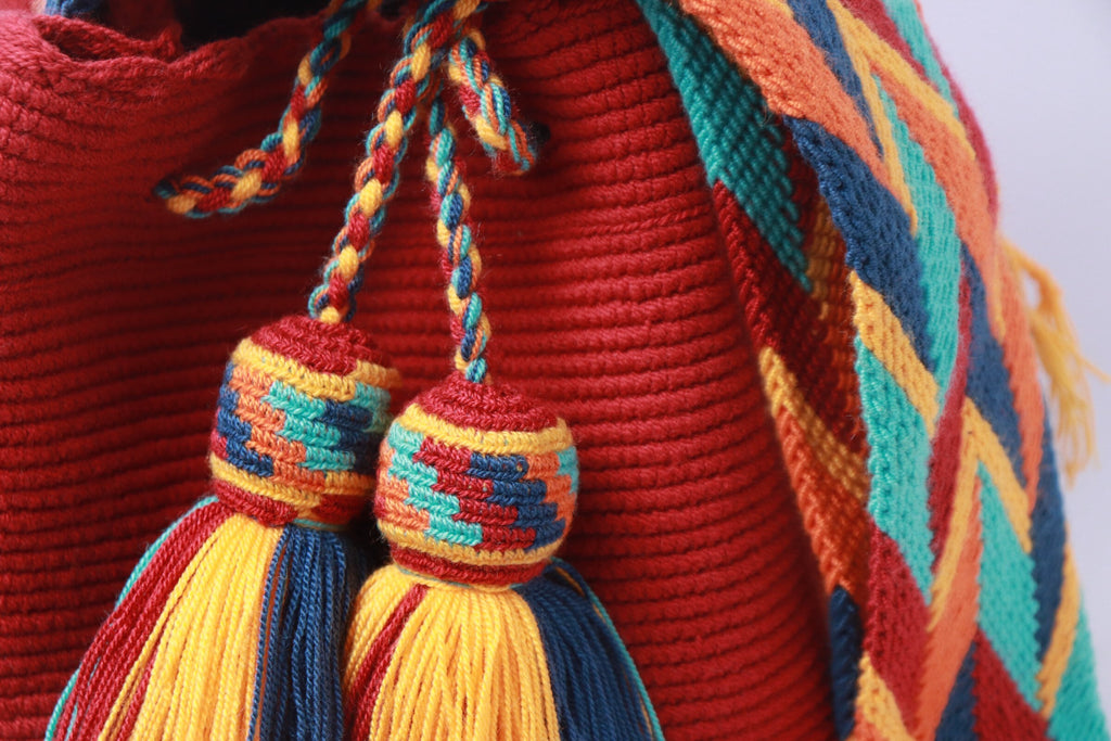 Red Wayuu Bag - Best of Colombia